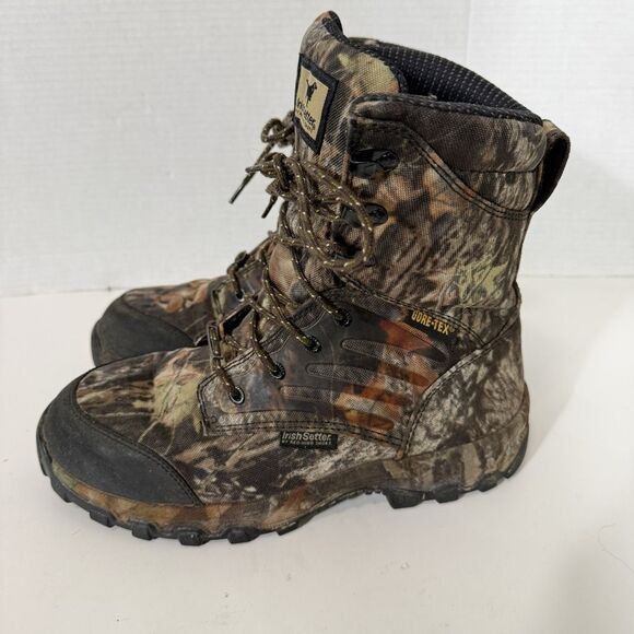 Red Wing Irish Setter 3859 Shadow Trek Camo‎ Waterproof Hunting Boots Size 8.5 D main image 8